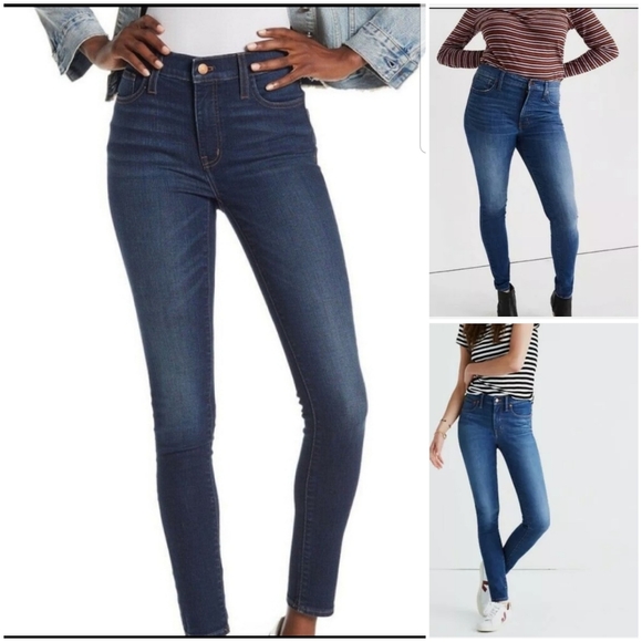 Madewell 9 Mid Rise Skinny Jeans Style 